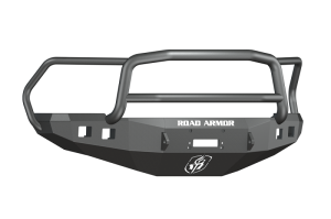 Ram 2500 Bumper - Front - Road Armor - Stealth Front Winch w/Lonestar Guard - Tex Blk - `10-`18